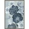 Delicate Blooms II (Flower) by Eva Watts 16-in. W x 23-in. H. Canvas Wall Art Print Framed in Grey